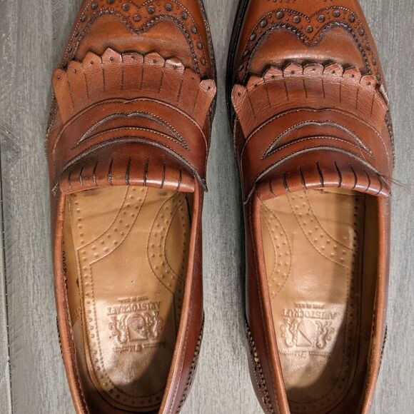 Johntson & Murphy Vintage Aristocrat Penny Loafers - Picture 4 of 6